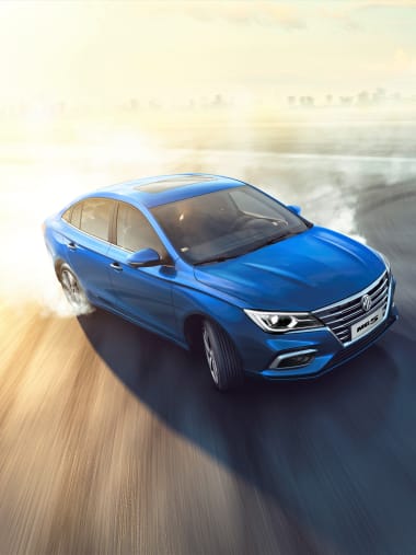 MG5 Blue Roof Front View